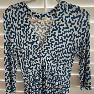 MILLY Geo print cotton dress